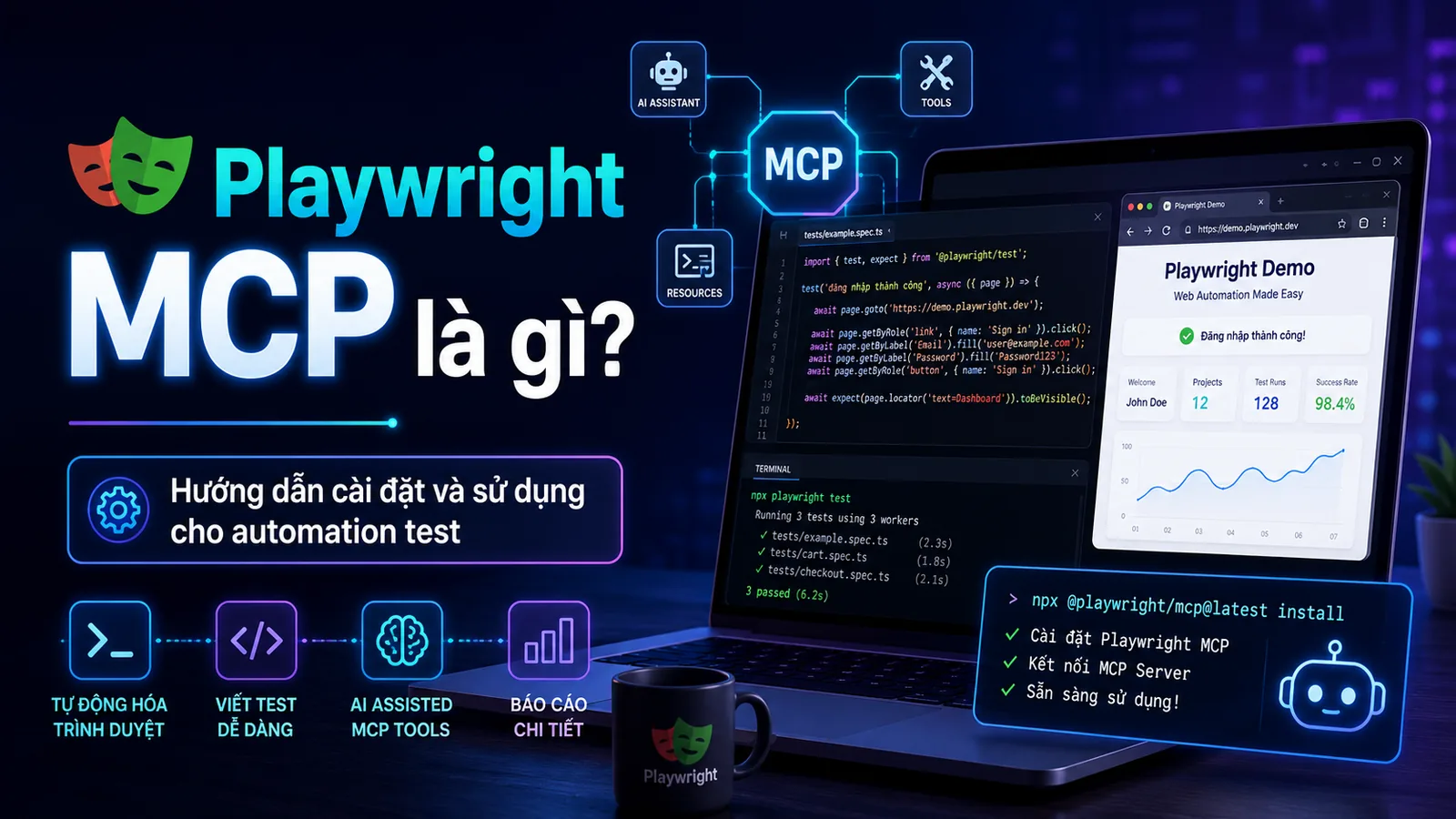Playwright MCP là gì? Hướng dẫn cài đặt và sử dụng cho automation test
