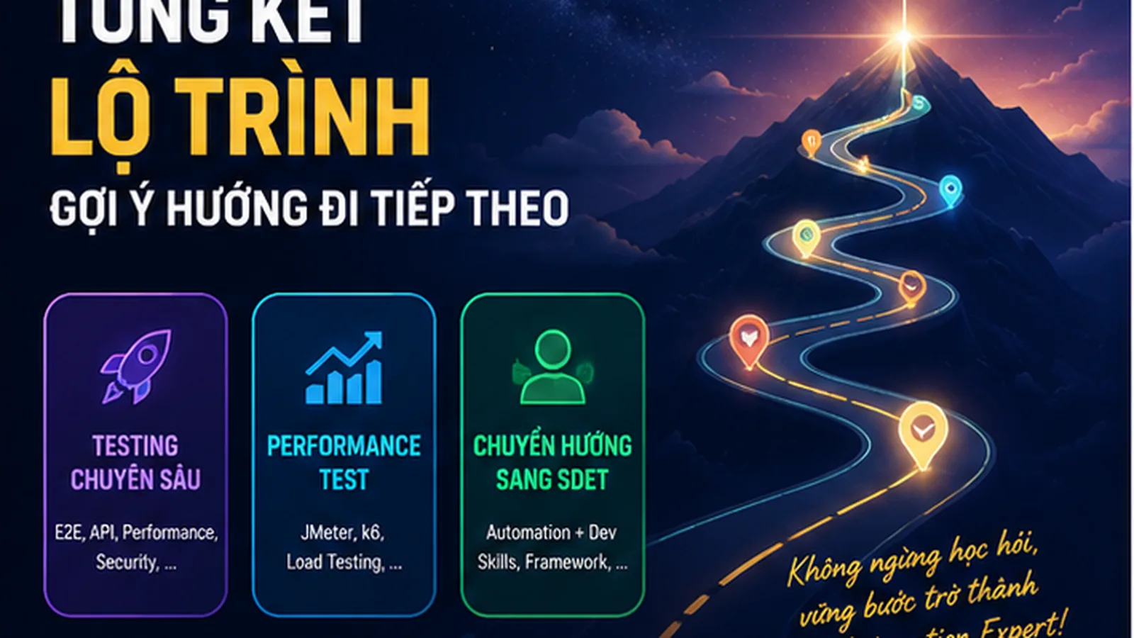 Bài 34 — Tổng kết lộ trình và hướng đi tiếp theo