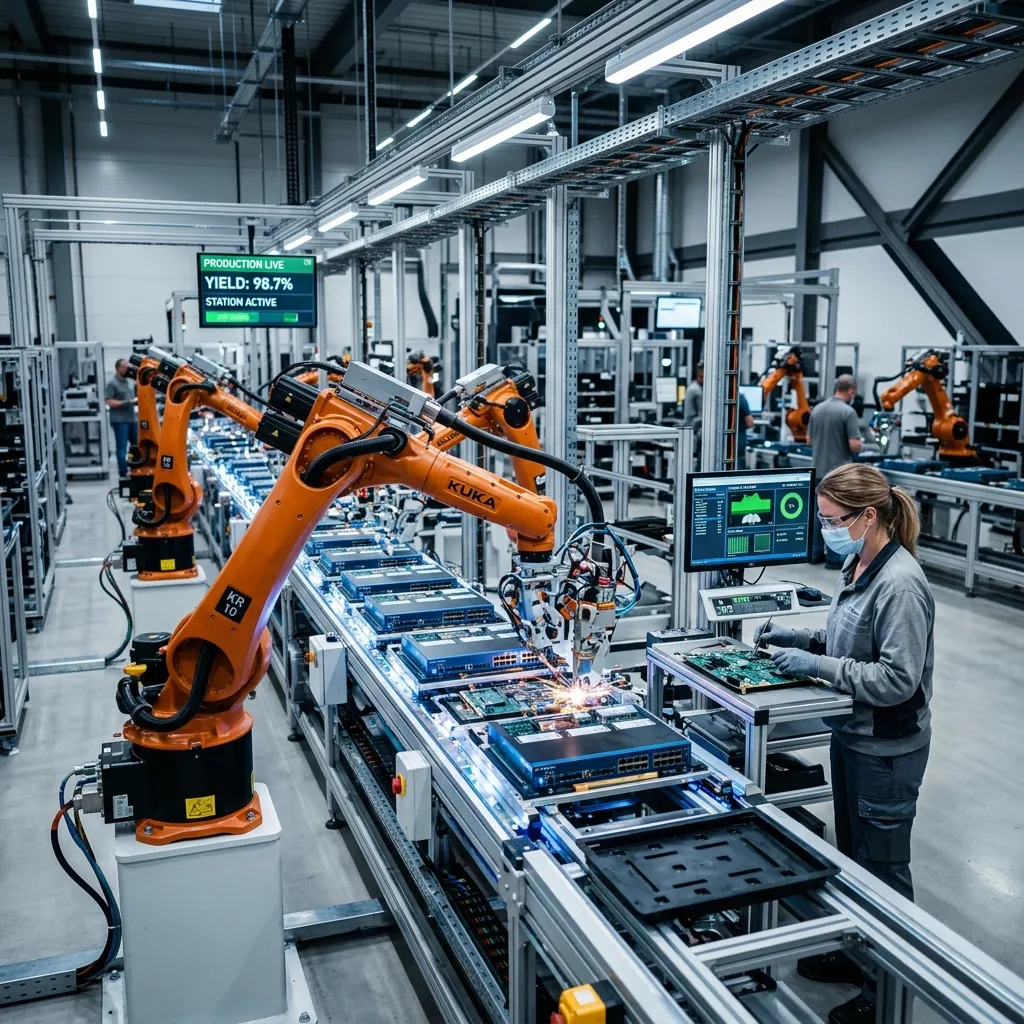 Bài 17 — MANUFACTURING: Dây chuyền & Năng suất